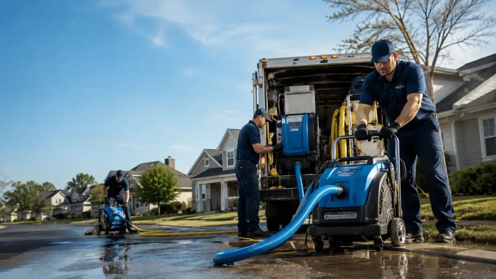 Flood Damage Cleanup in Preemption, IL